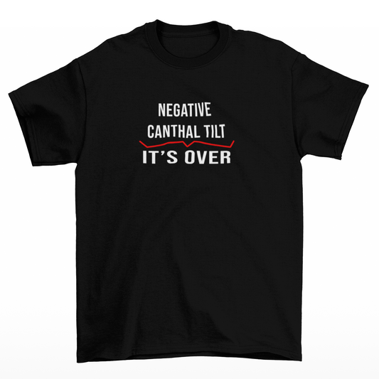 Negative Canthal Tilt Funny Graphic T-Shirt