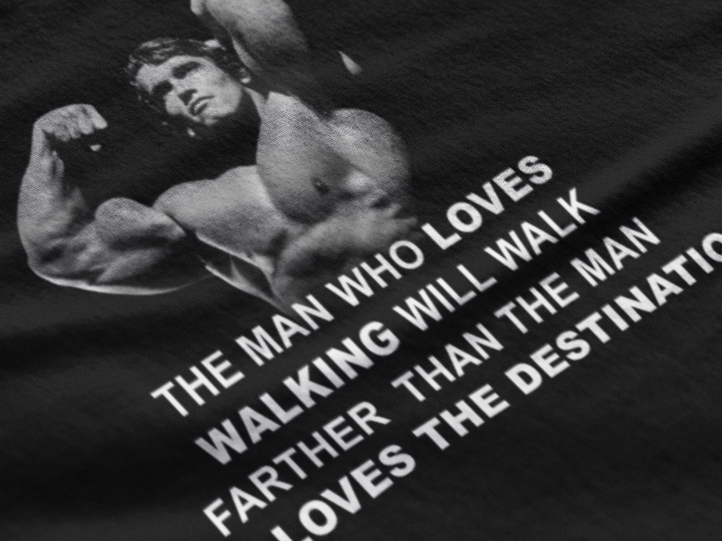 Inspirational Workout Quote Arnold Graphic Tee