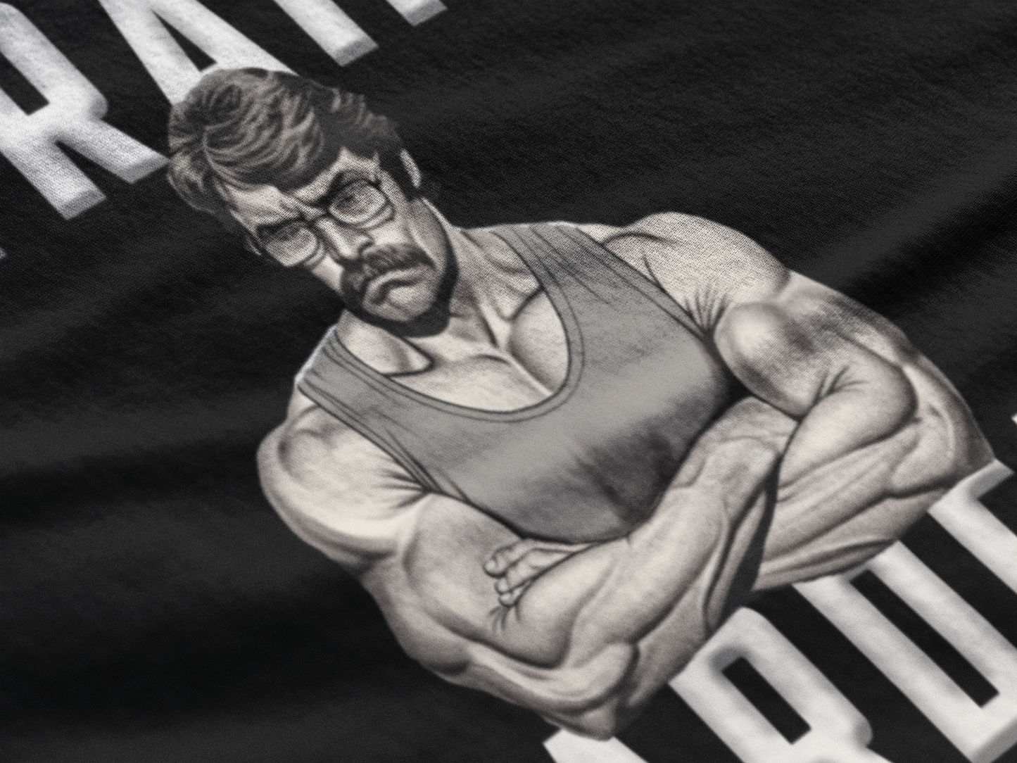 Mike Mentzer TRAIN HARDER Graphic Tee
