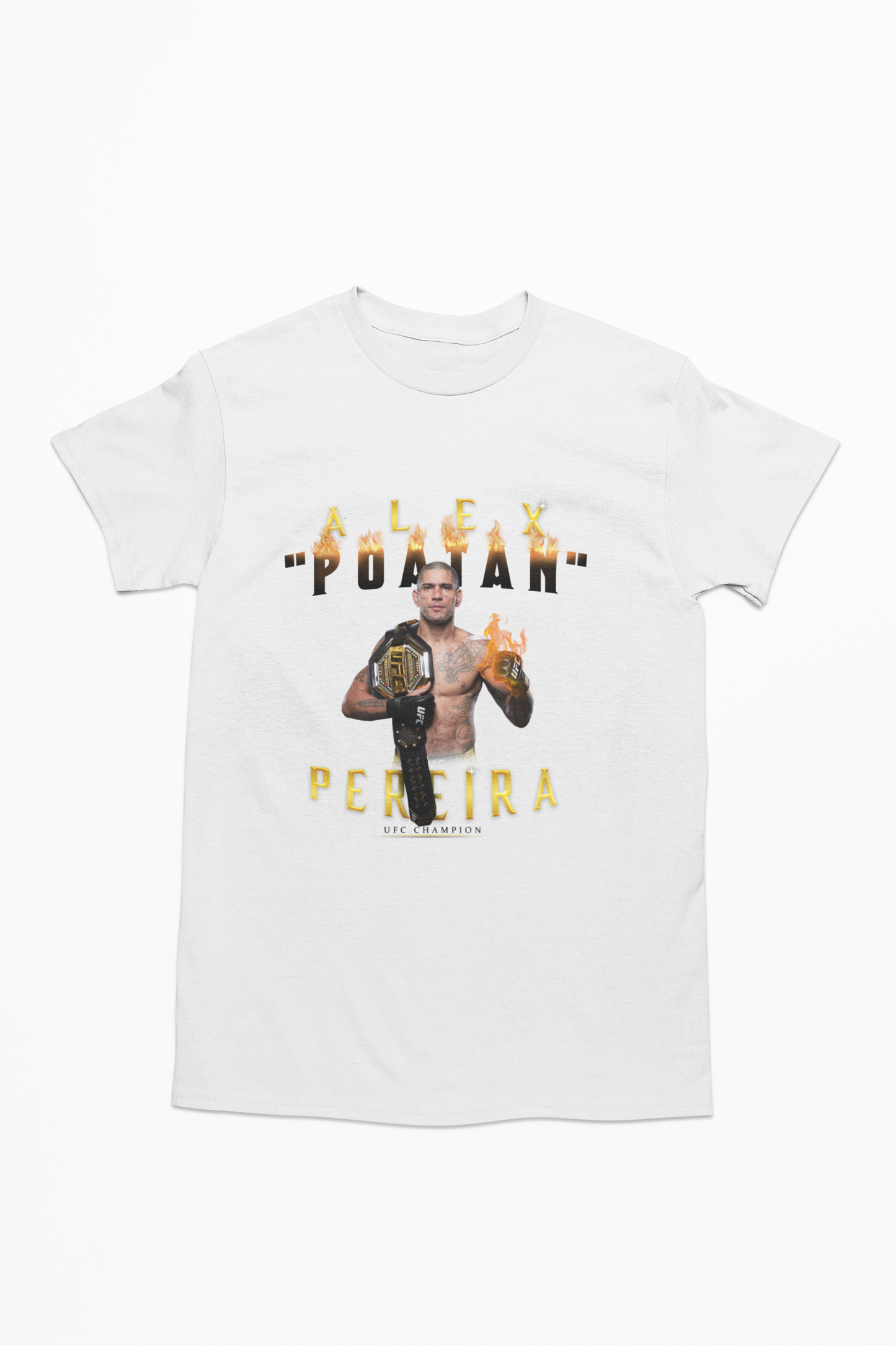 Alex "Poatan" Pereira UFC Champion Fan Art UFC Fighter Graphic Tee