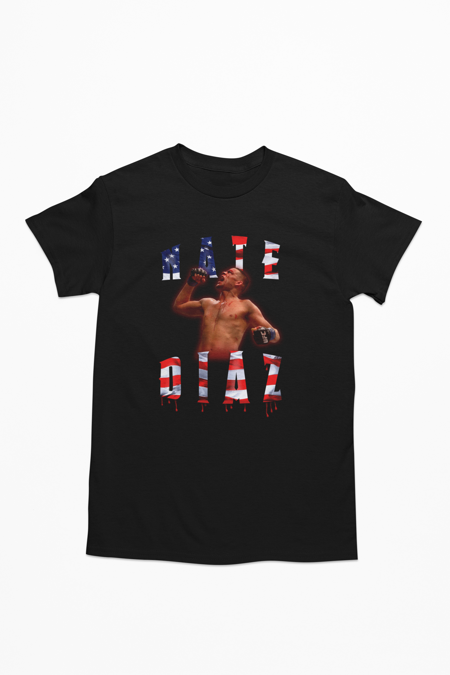 Nate Diaz UFC Fan Art UFC Fighter Graphic Tee