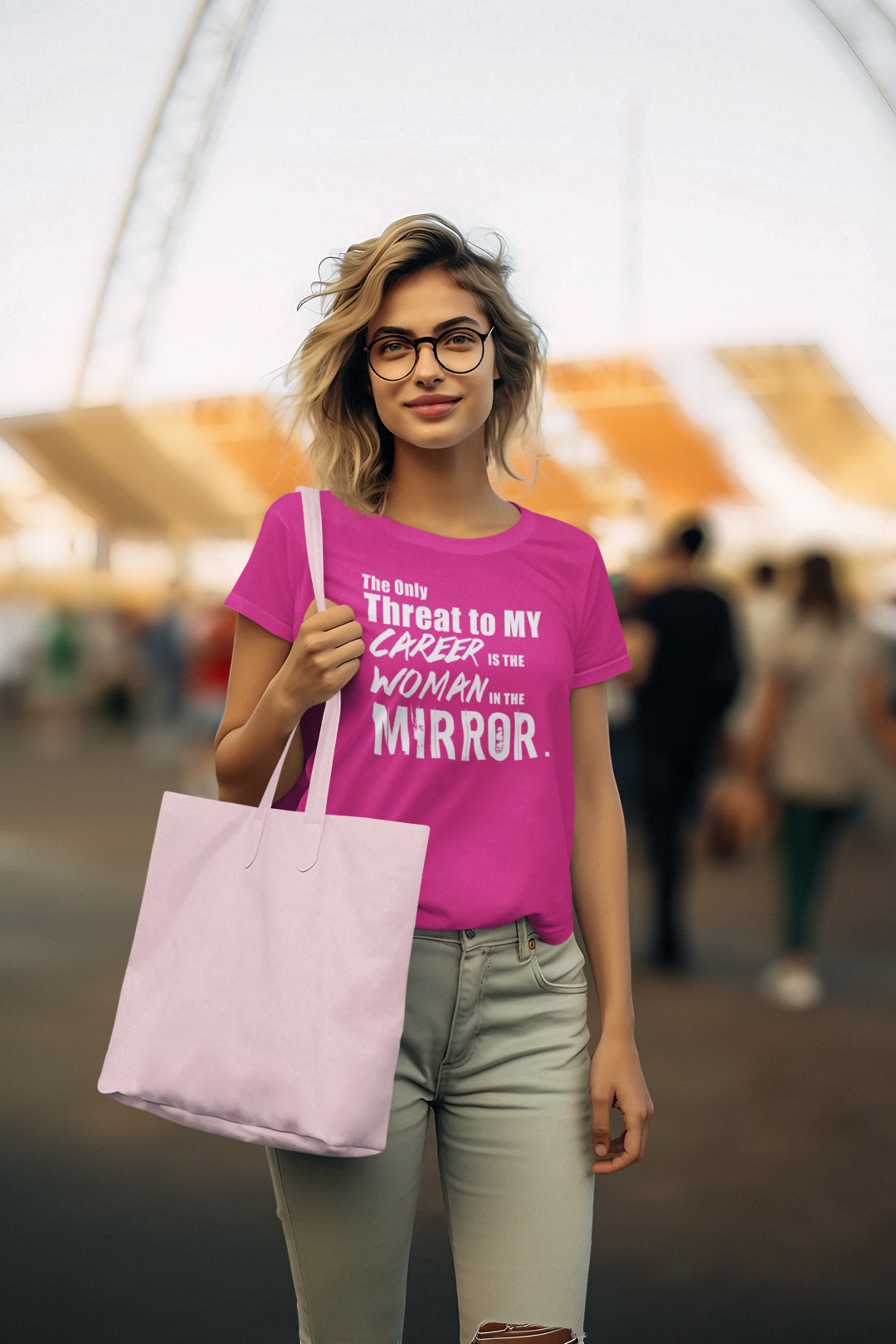 The Only Threat to My Career is the Man in the Mirror Motivational T Shirt