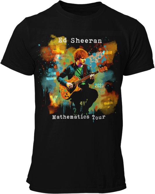 Ed Sheeran Mathematics Tour Pop art Graphic Tee