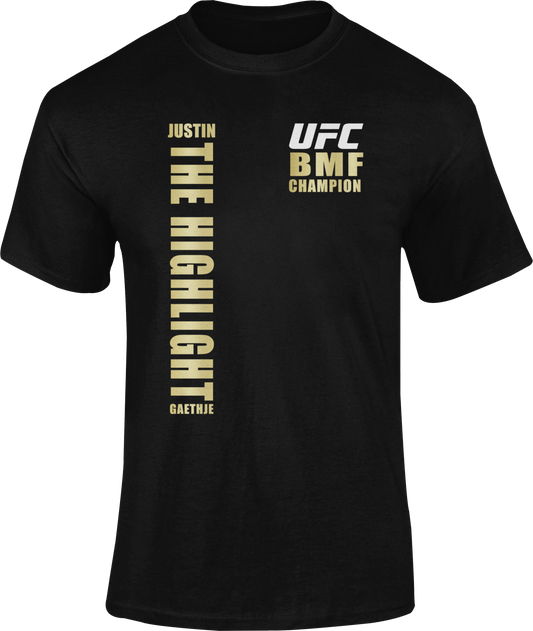 Justin "The Highlight" Gaethje UFC BMF Champ fan t shirt