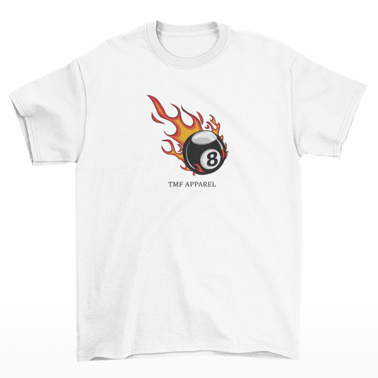 Flaming 8ball TMF Apparel Branded T Shirt