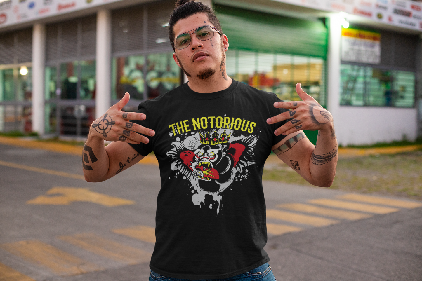 Notorious Conor McGregor Tattoo Custom MMA DTG Printed T Shirt