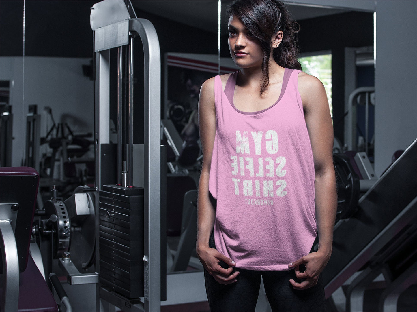 GYM SELFIE SHIRT - Womens workout tank top