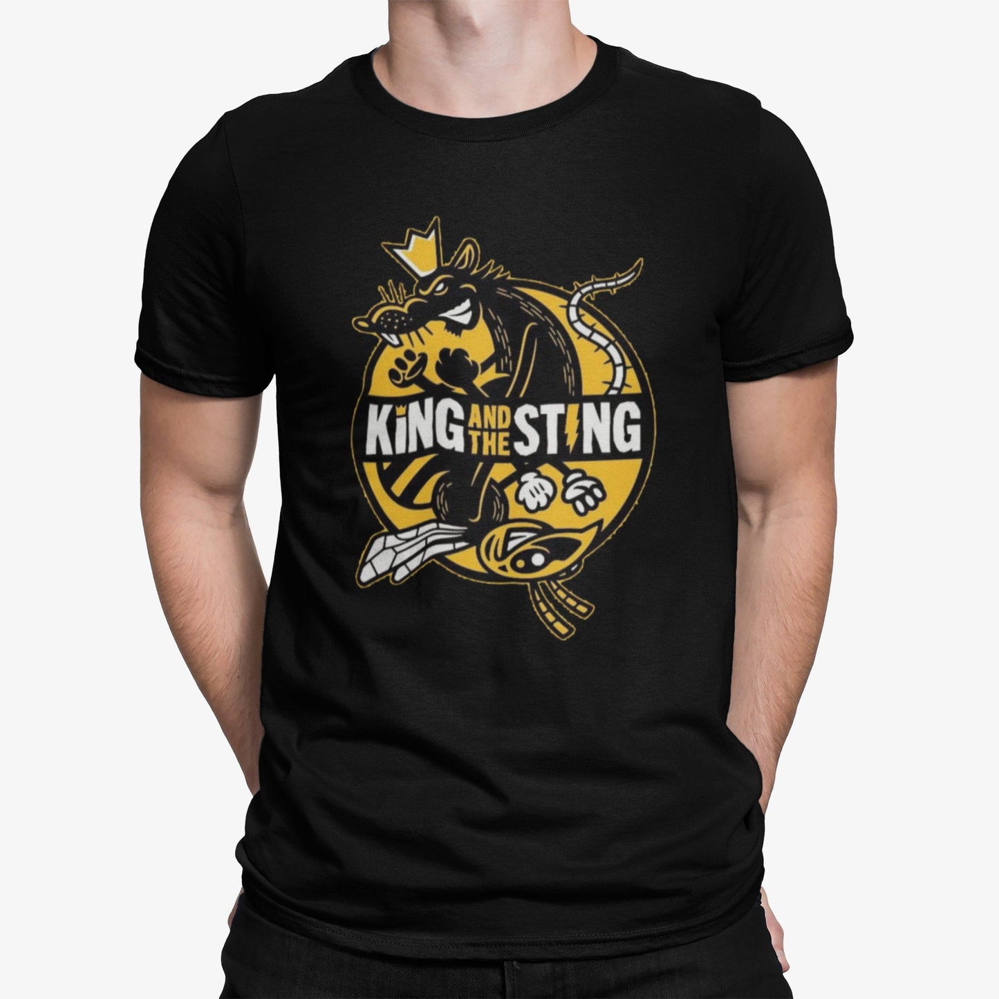 Mens The King and The Sting Podcast inspired Graphic T Shirt Gang Gang Buzz Buzz