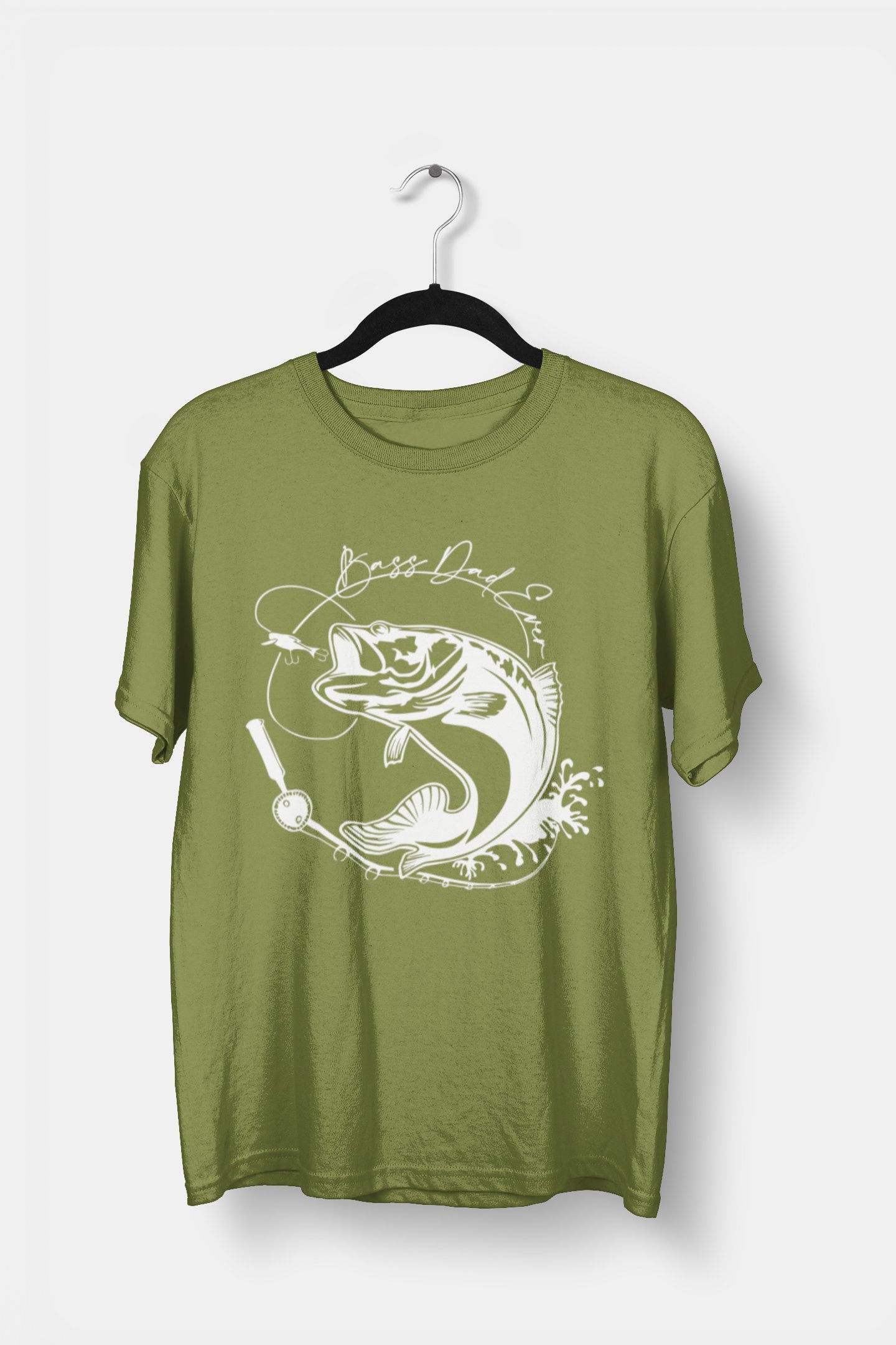 Bass Dad Ever - Father's Day fishing shirt