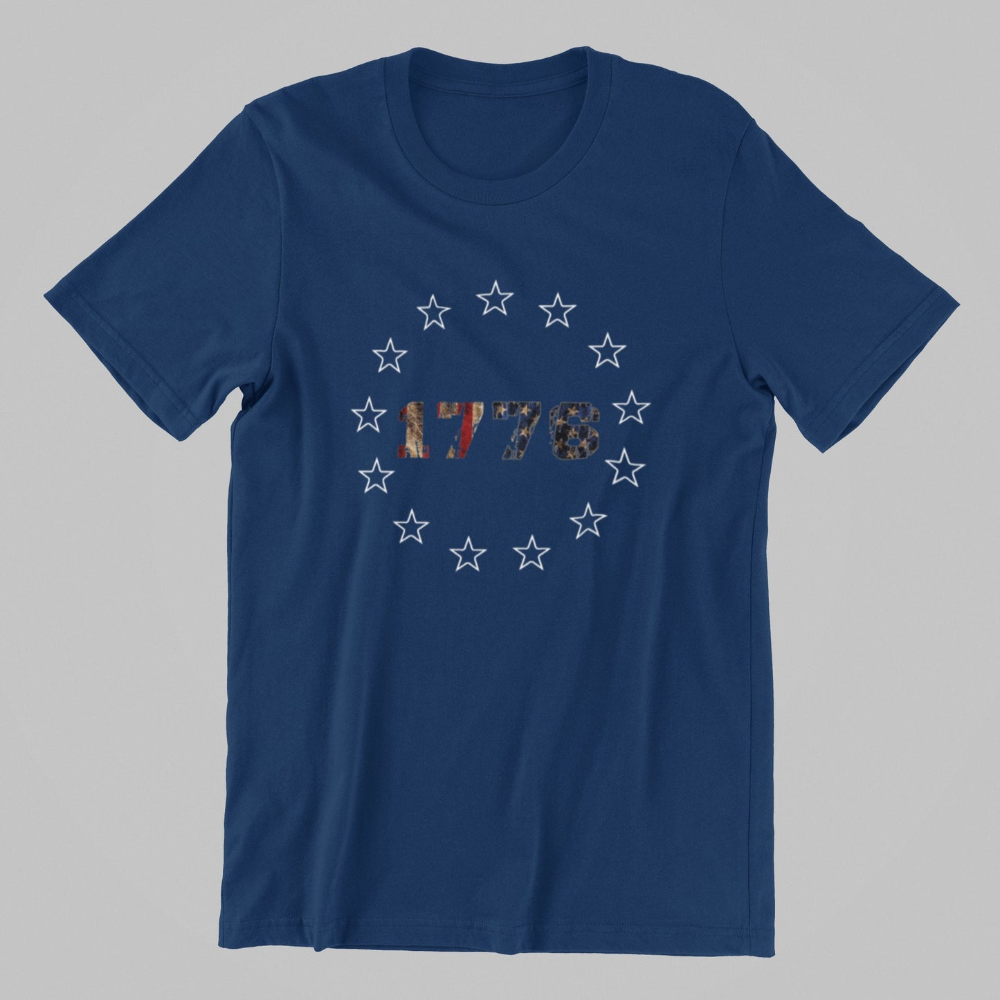 1776 Star circled american DTG printed  T shirt