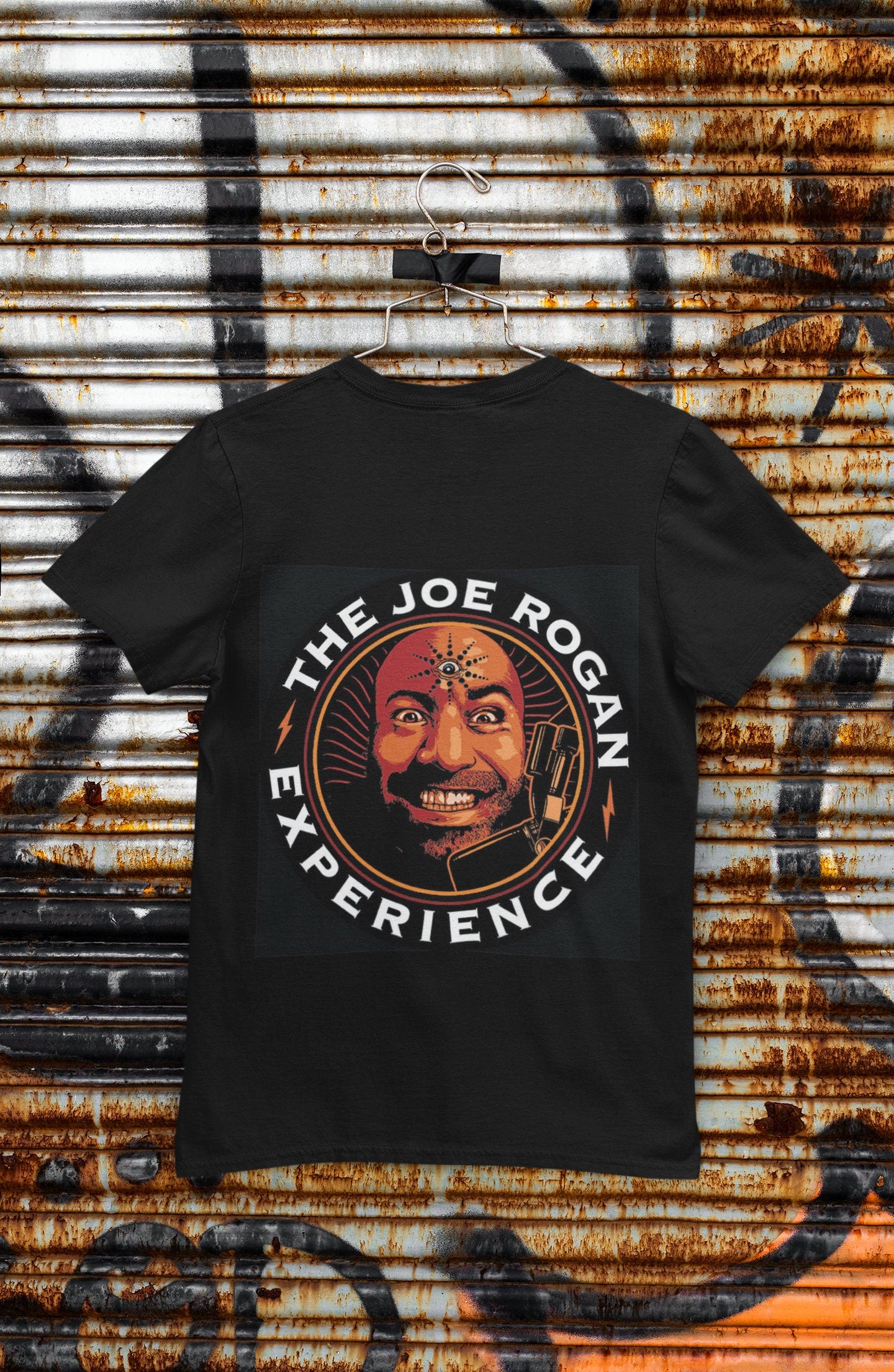 JRE Logo Podcast custom dtg printed Joe Rogan Experience graphic t shirt