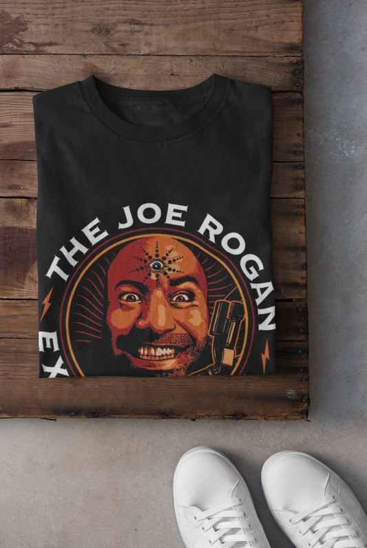JRE Logo Podcast custom dtg printed Joe Rogan Experience graphic t shirt