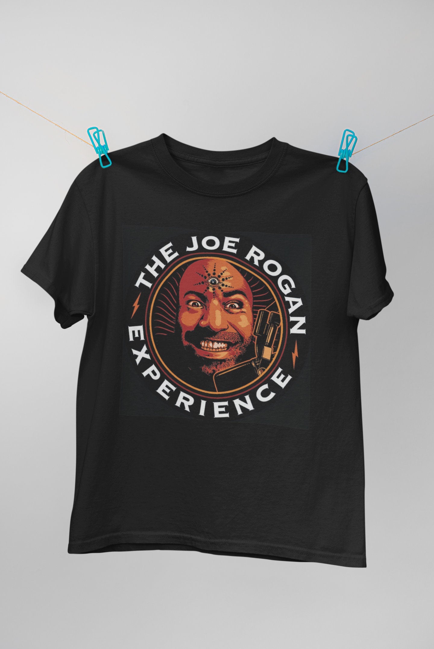 JRE Logo Podcast custom dtg printed Joe Rogan Experience graphic t shirt