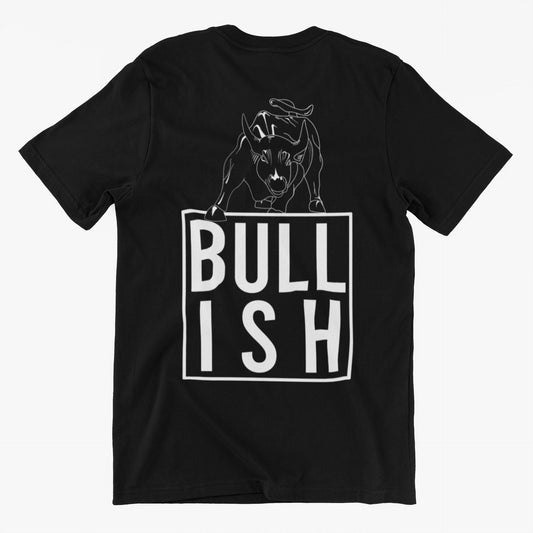 BULLISH WALLSTREET Bull Custom Logo DTG Stock trading T Shirt