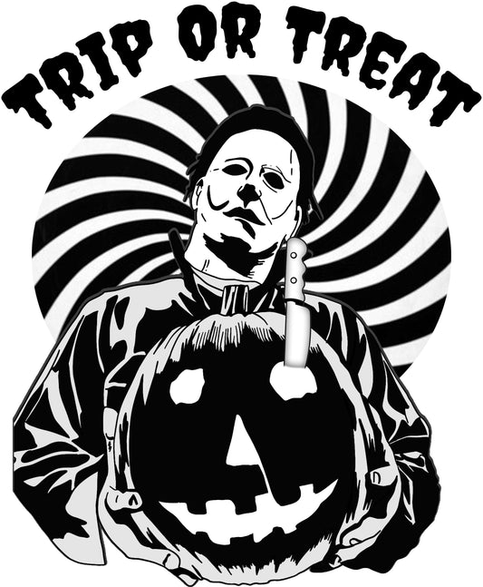 Michael Myers "Trip Or Treat"  - PNG Digital Download for print