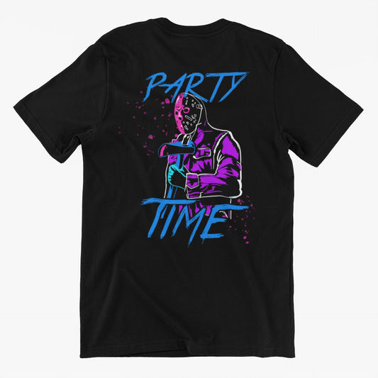 Halloween Jason Vorhees PARTY TIME Custom DTG Printed T Shirt