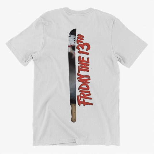 Friday The 13th Jason Vorhees Machete Custom Printed T Shirt