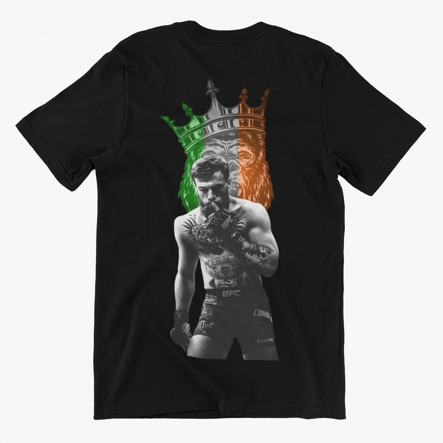 Conor McGregor Ape Crown Custom  MMA DTG Printed T Shirt