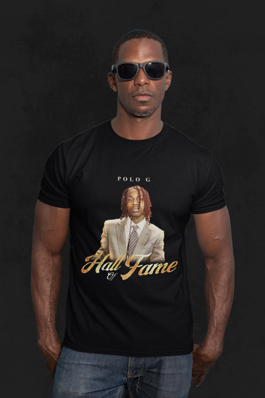 Polo G Rapper "Hall Of Fame" Album Cover Graphic Tee