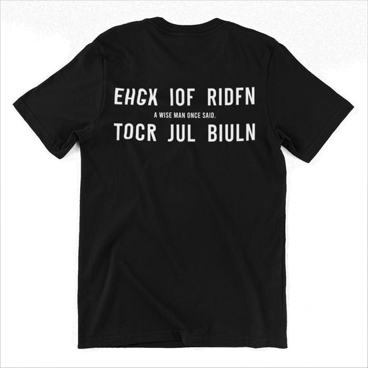 Fuck Joe Biden Hidden Message  - DTF Printed Cotton T Shirt