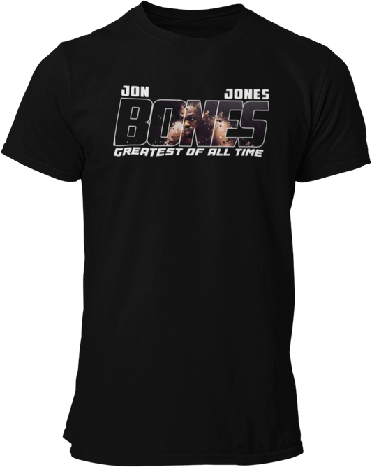 Jon Bones Jones Heavyweight GOAT Graphic Overlay Champ T Shirt