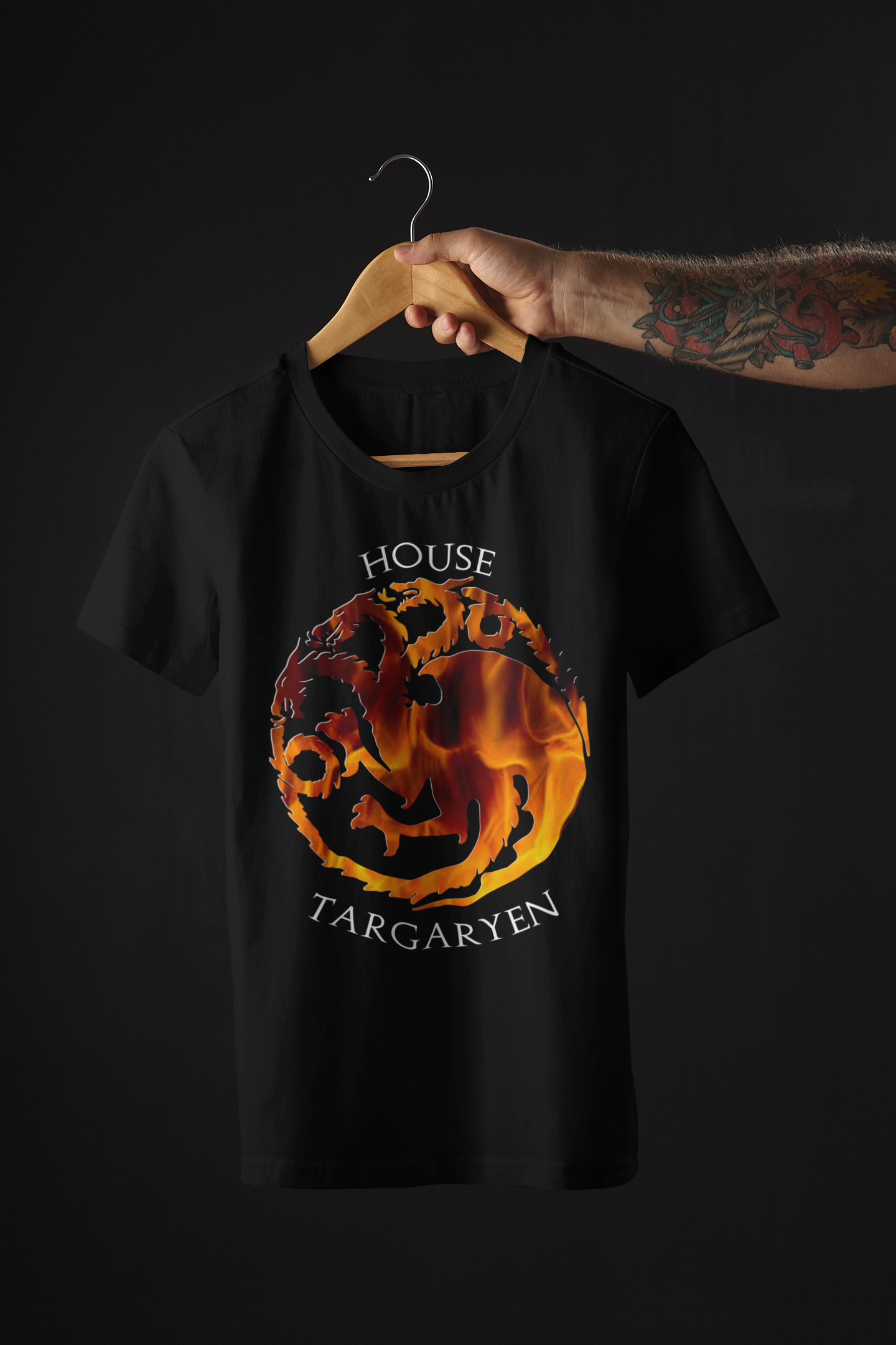 HOUSE TARGARYEN Graphic Dragon T Shirt