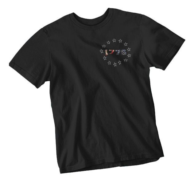 USA 1st Amendment Flag 1776 T Shirt