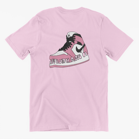 Jordan 1 Stylized "Berry Pink" Inspired Goo Effect T-Shirt