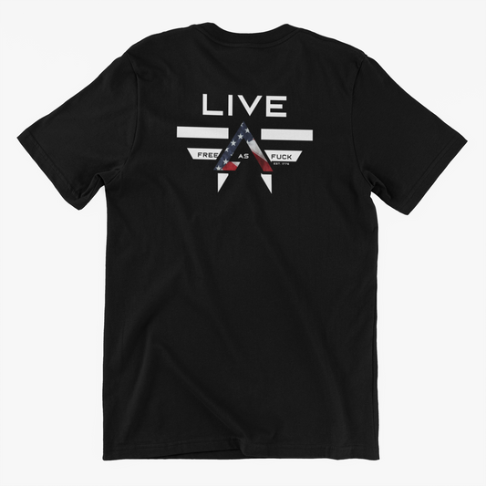 FREE AS F*CK est 1776 American Graphic T Shirt