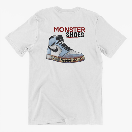 Jordan 1 Stylized "UNC Blue" Inspired Monster Shoe T-Shirt