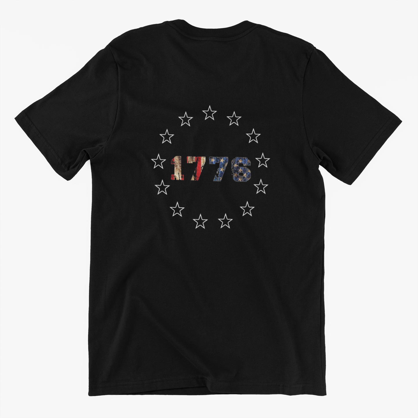 1776 Star circled american DTG printed  T shirt