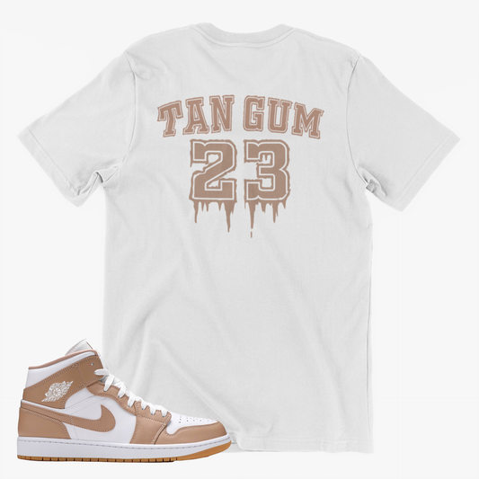 Jordan 1 "Tan Gum" Inspired Graphic T-Shirt