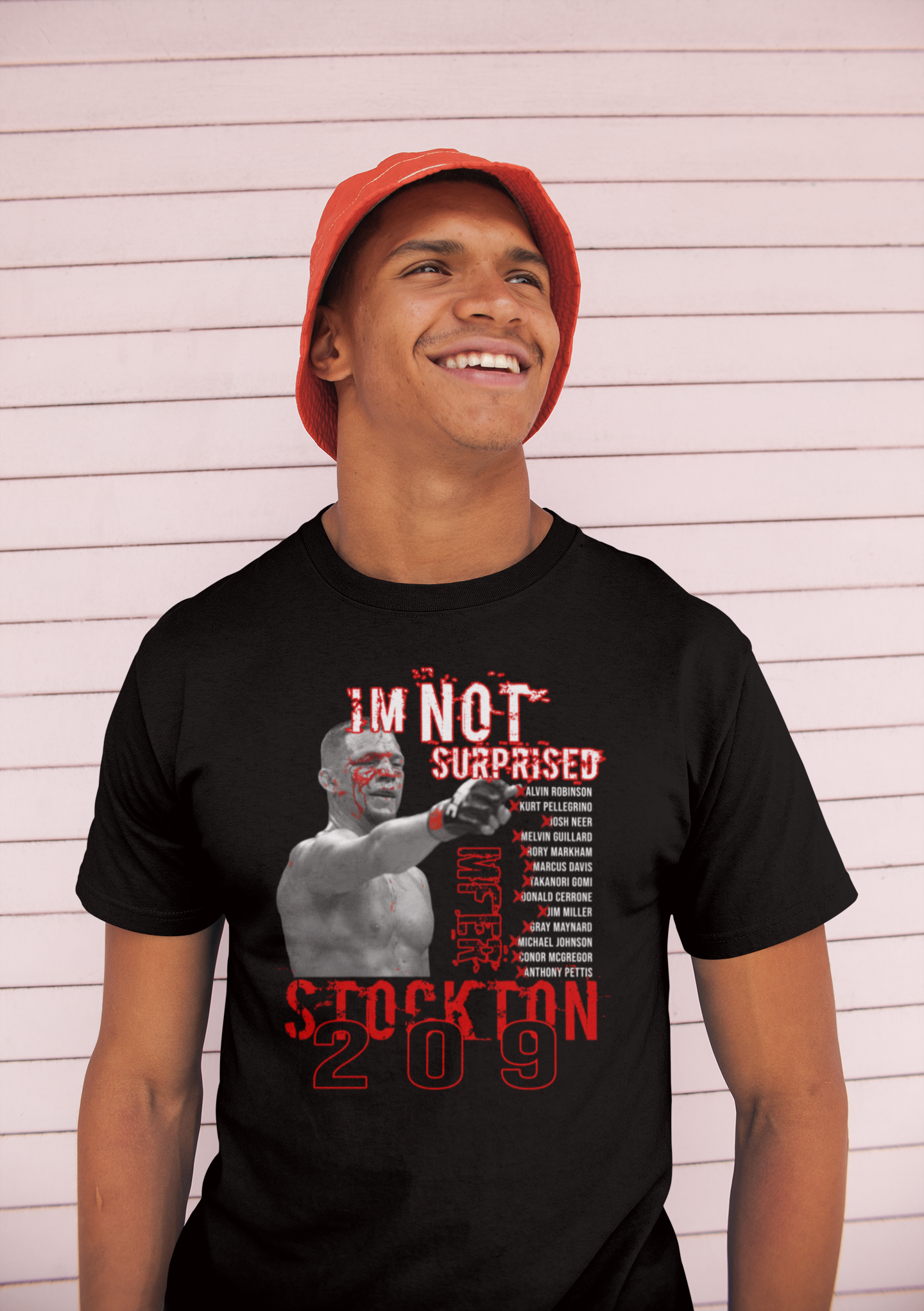 Nate Diaz "Im Not Surprised" Stockton 209 Graphic Tshirt