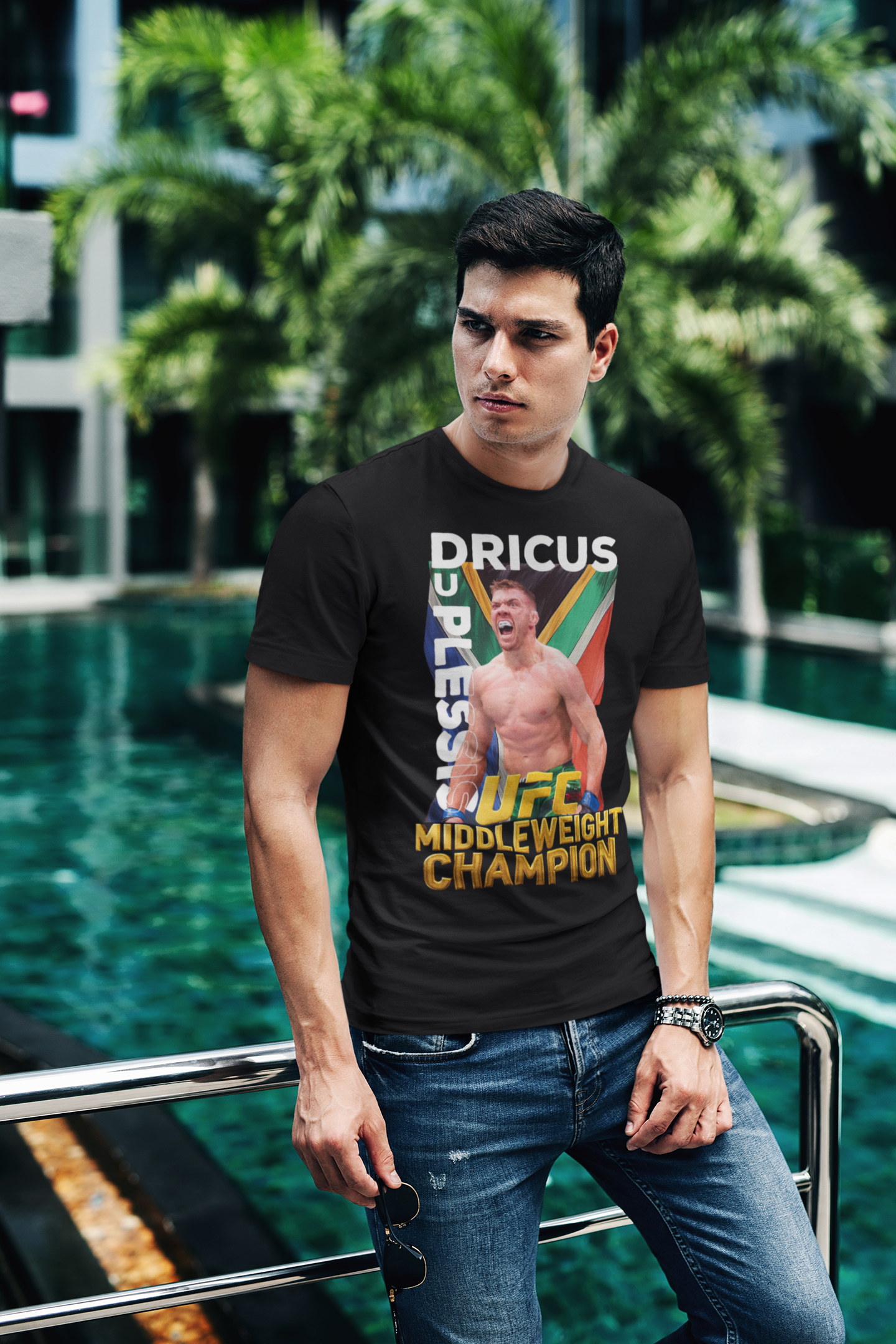 Dricus du Plessis UFC Middleweight Champ Graphic T Shirt