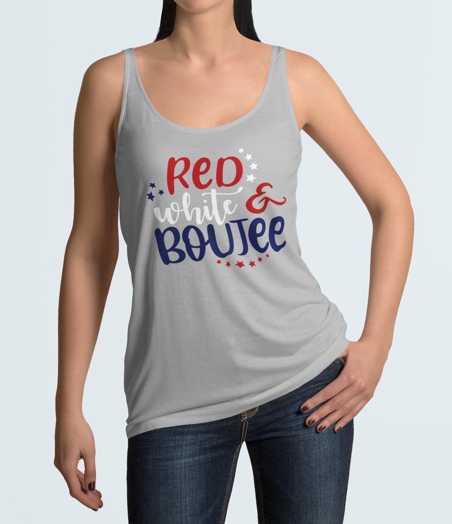 Red White & Boujee - Fourth of July Summer t-shirt/Tank