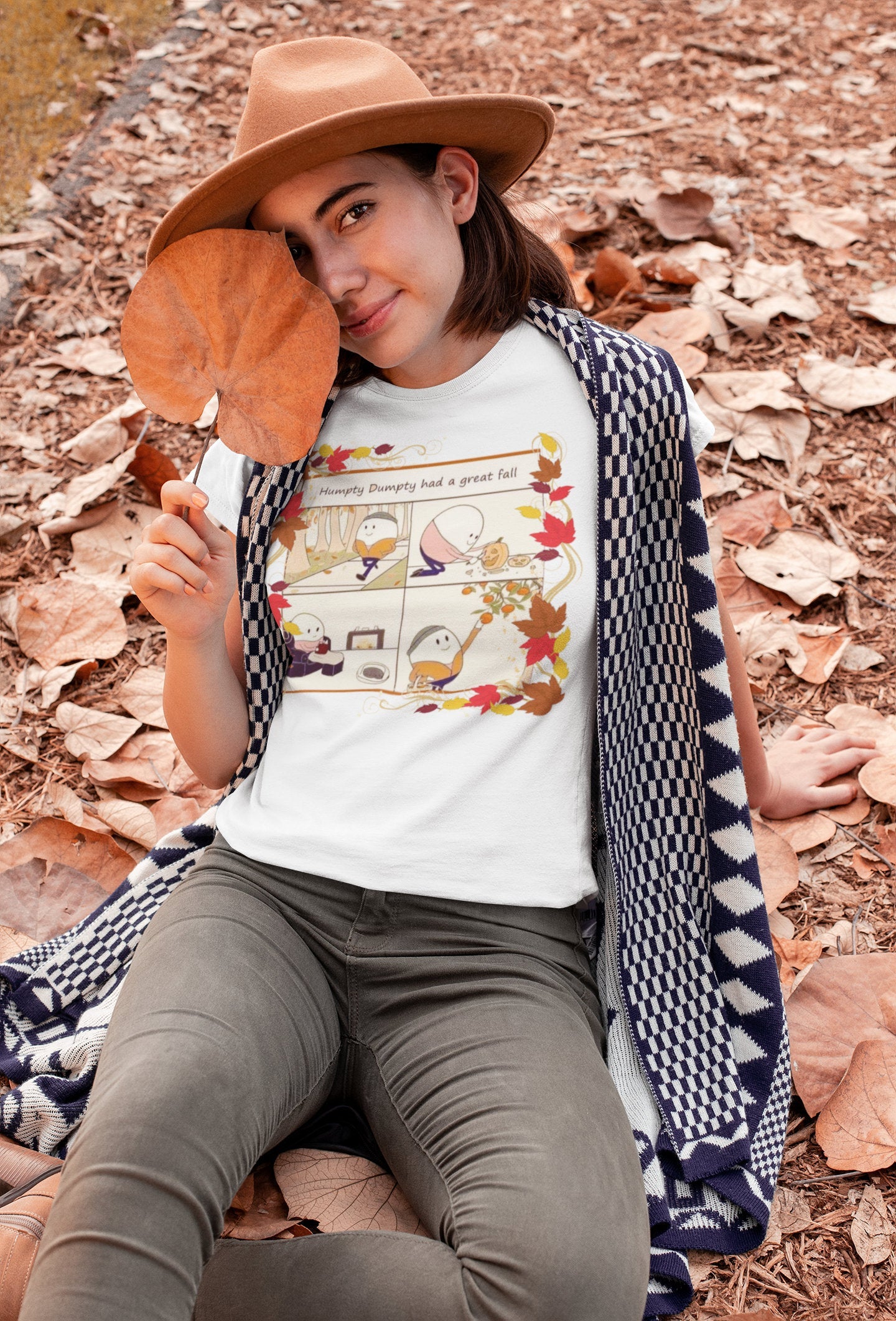 Humpty Dumpty had a great Fall Fun Graphic T Shirt