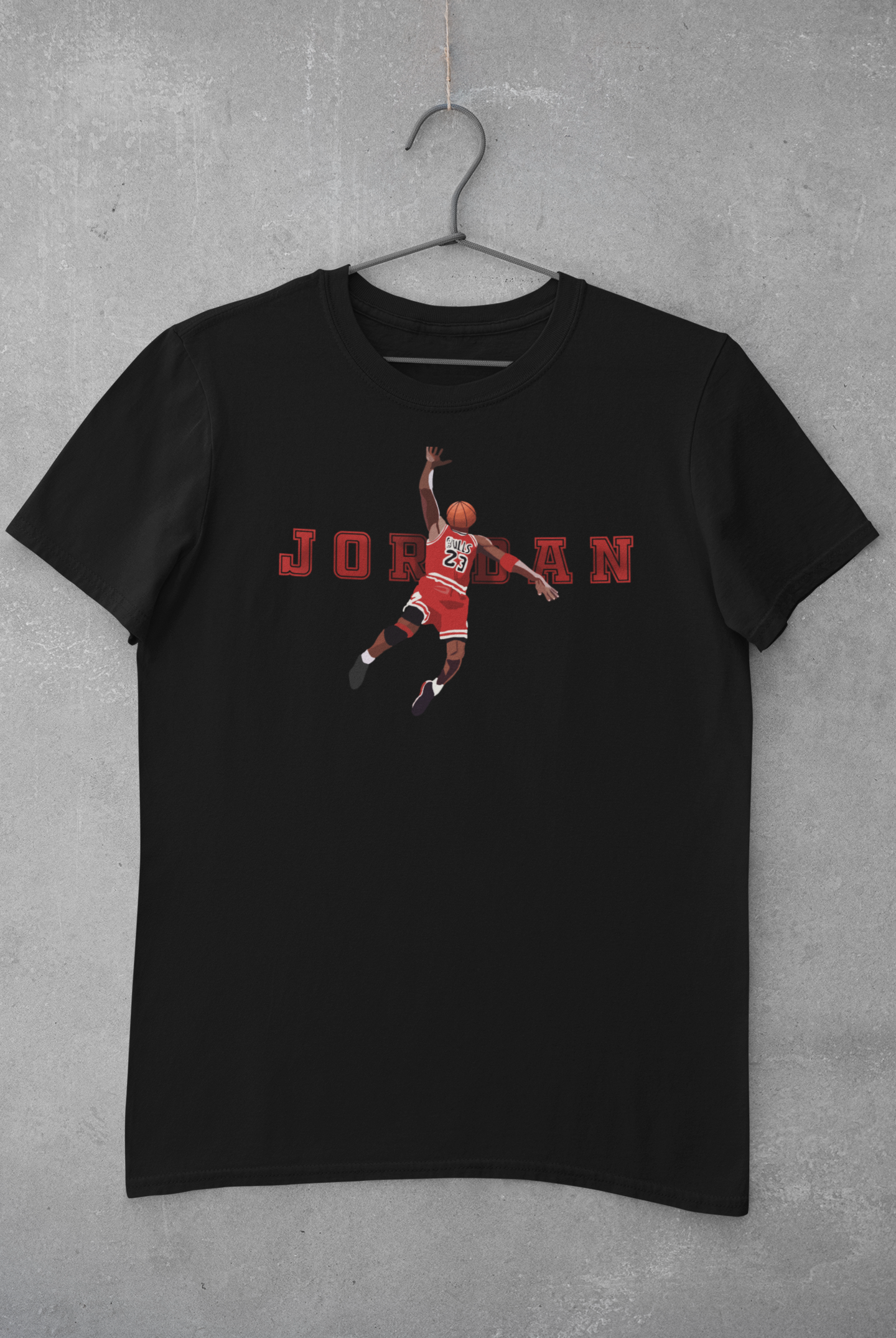 Jordan Dunking Basketball Head Graphic T-Shirt