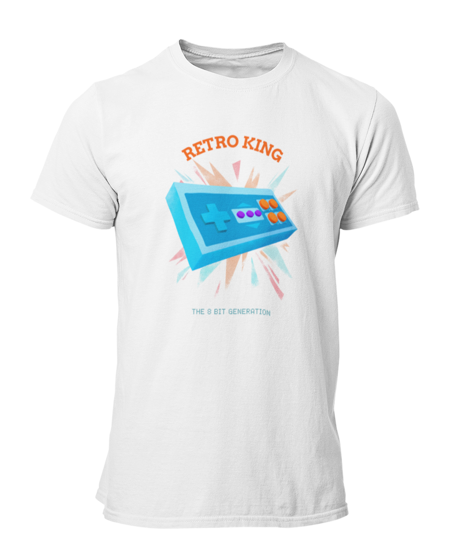 RETRO KING - GAMING RETRO T SHIRT