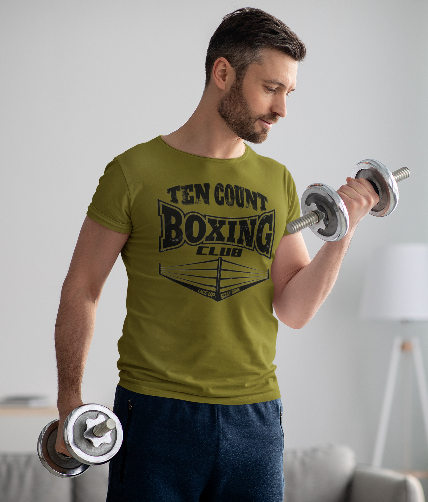 10 Count Boxing Club - Boxing / Workout T Shirt