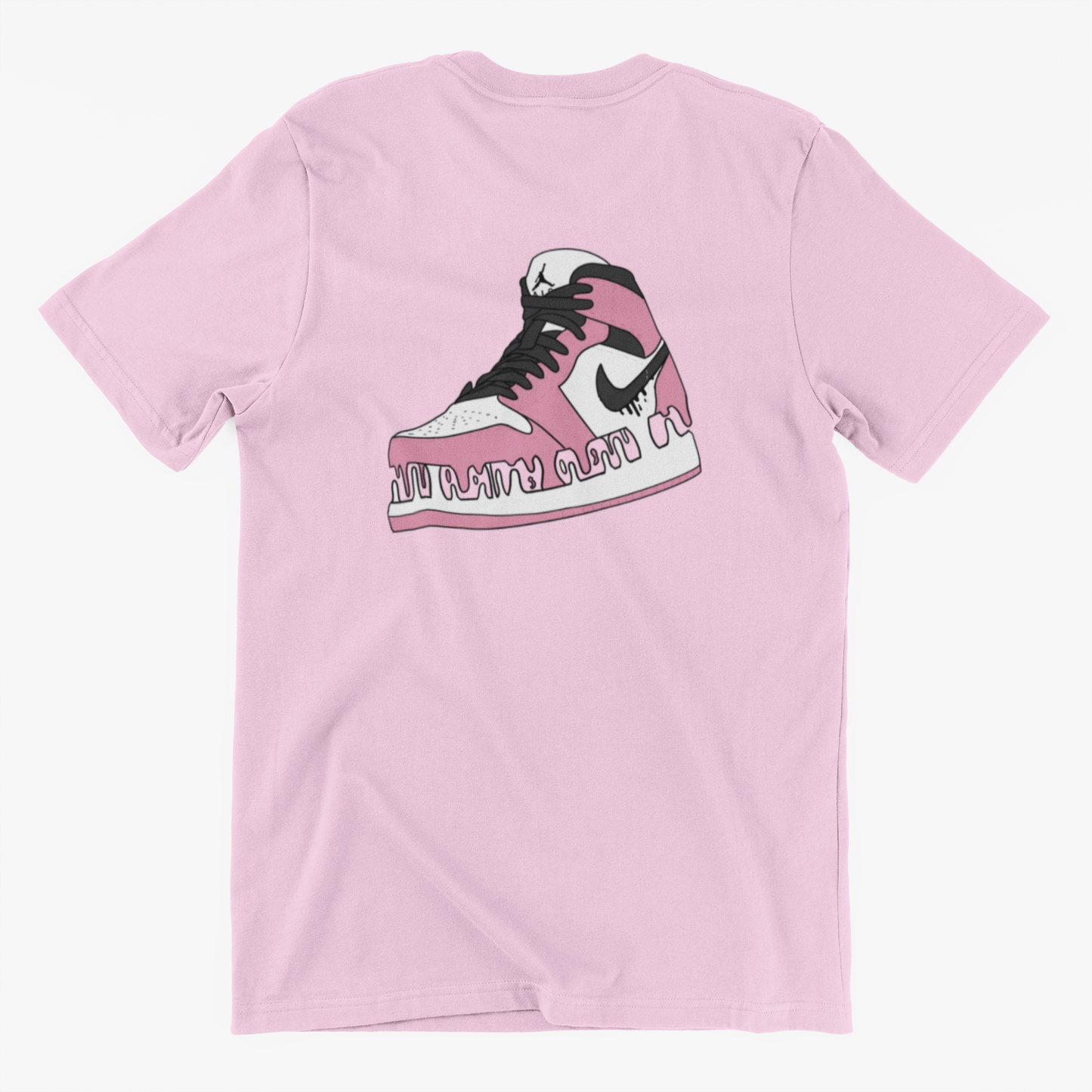 Jordan 1 Stylized "Berry Pink" Inspired Goo Effect T-Shirt