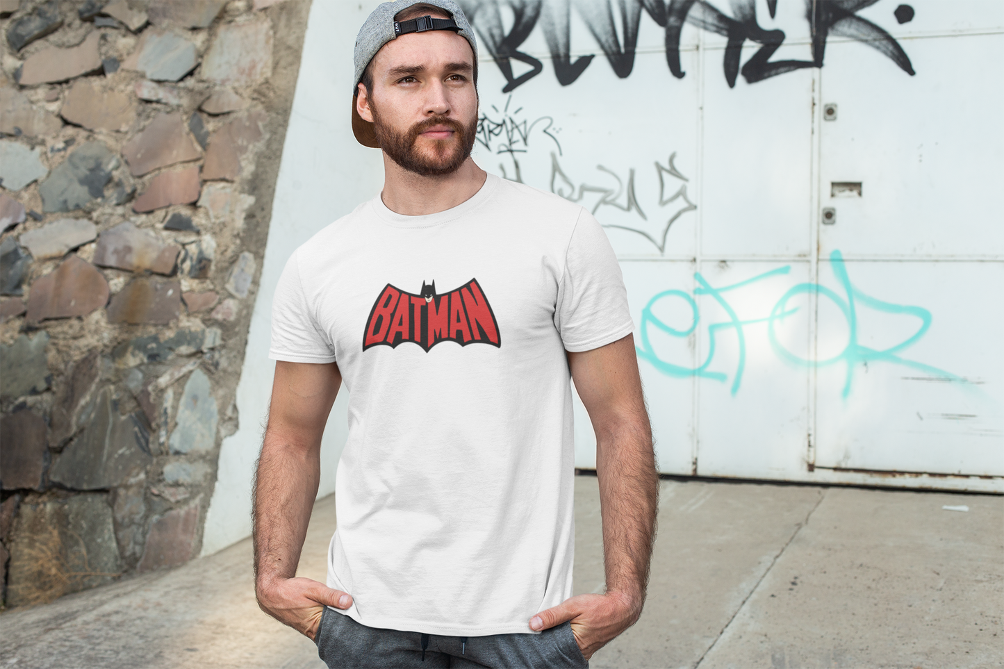 Original Batman Logo Inspired THE BATMAN 2022 Mens and Womens Black Graphic T Shirt