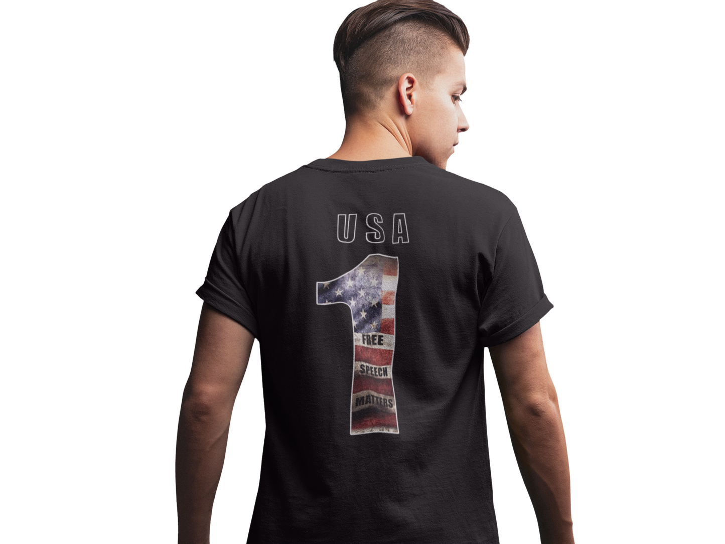 USA 1st Amendment Flag 1776 T Shirt