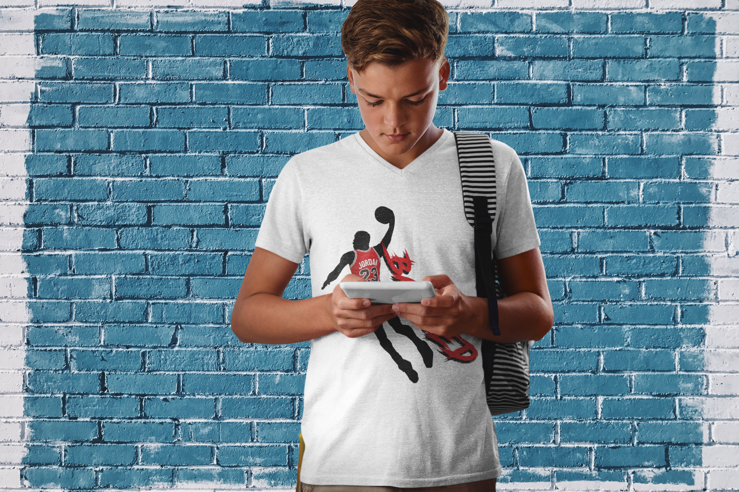 Jordan 1 "Bred" Inspired Graphic T-Shirt